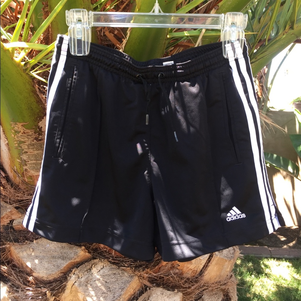 Women's black adidas tennis/ running short size s