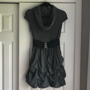 Fun & Flirty Heather Gray Dress