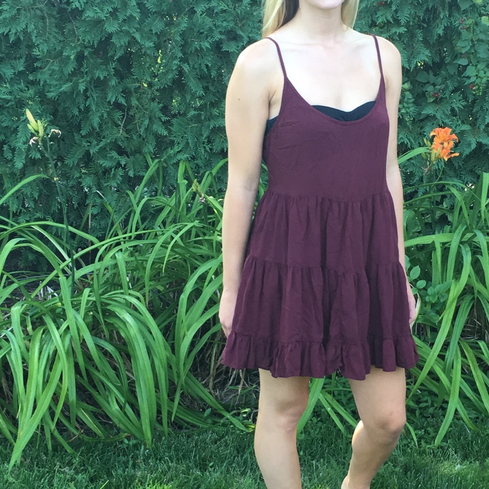 Burgundy Sun Dress