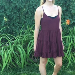 Burgundy Sun Dress