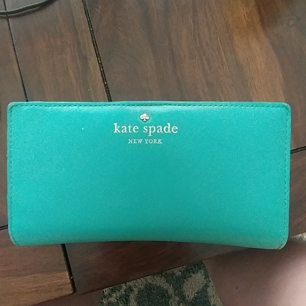Teal Kate Spade Wallet