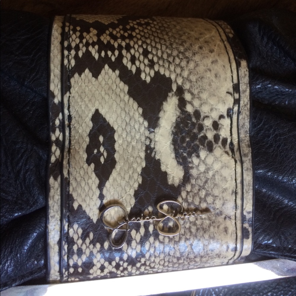 Jessica Simpson black python. - Picture 3 of 6