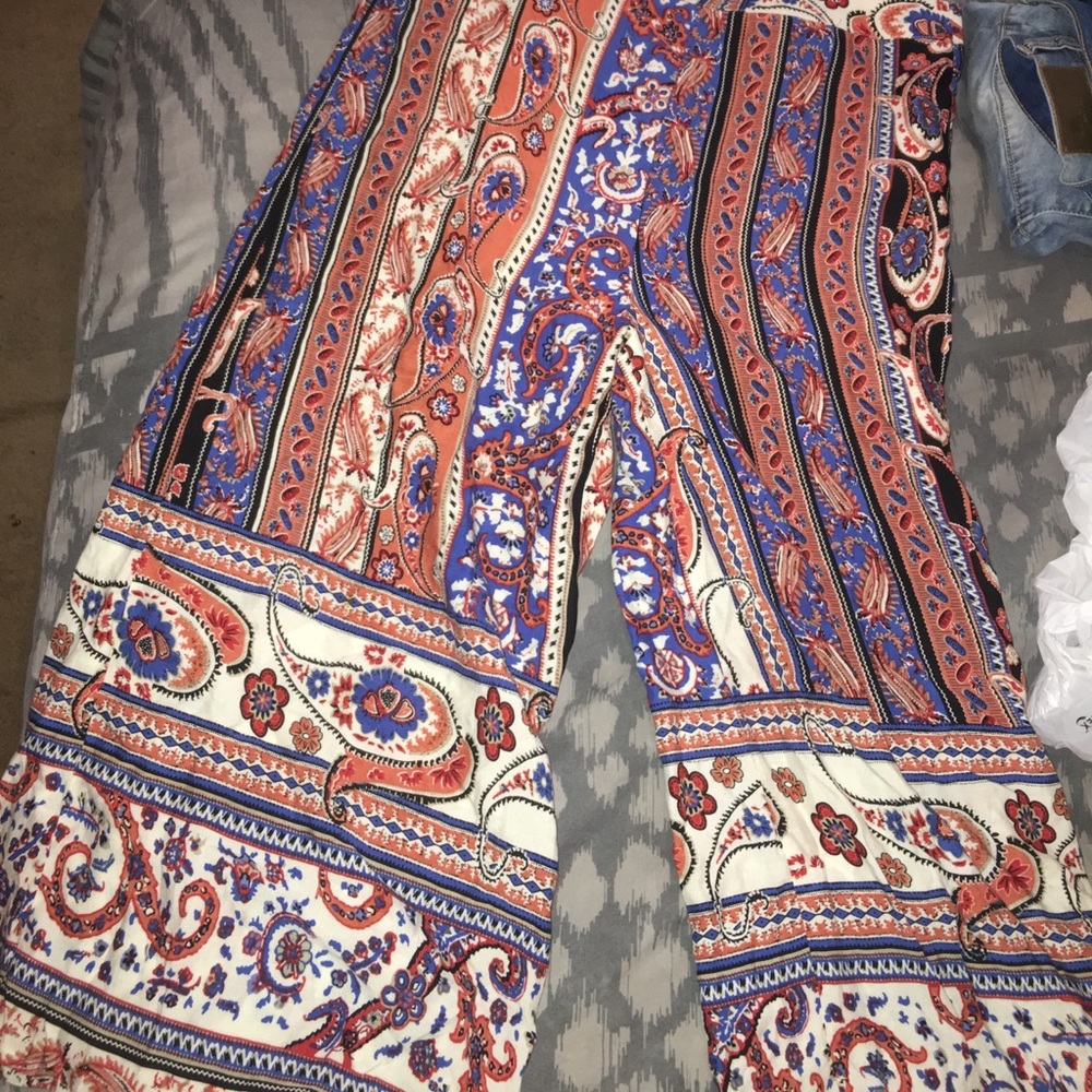 High waisted flare pants