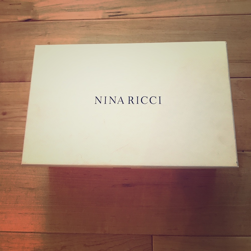 Silk and jeweled leather Nina Ricci sandals