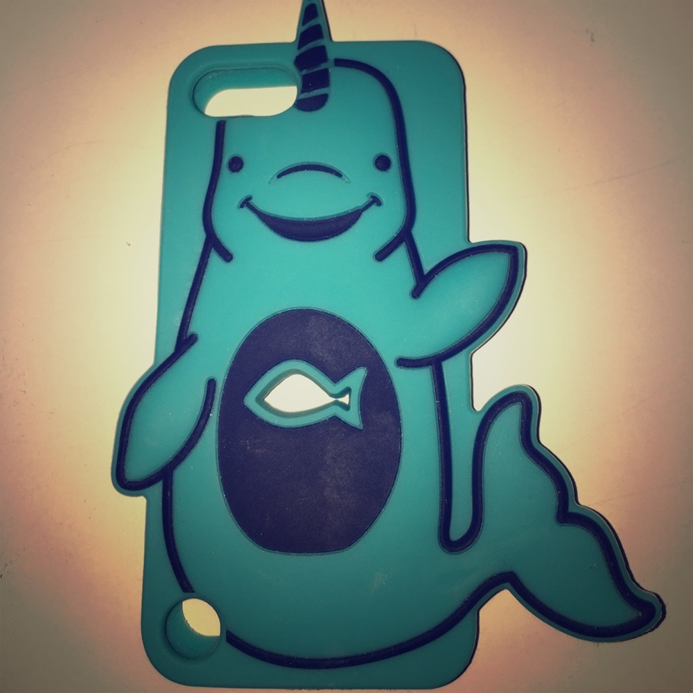 Narwhal themed IPod 5 touch case!