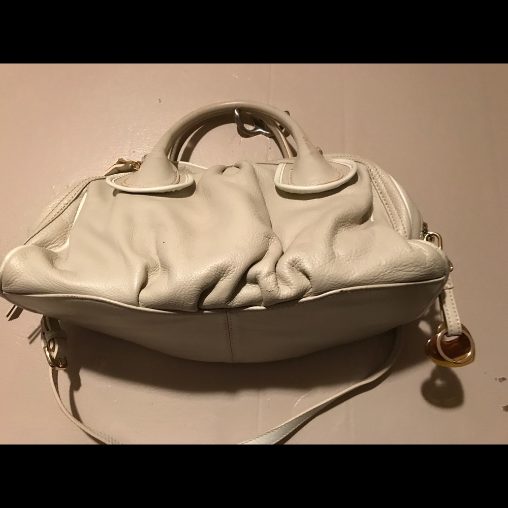 Barr + Barr satchel in cement color