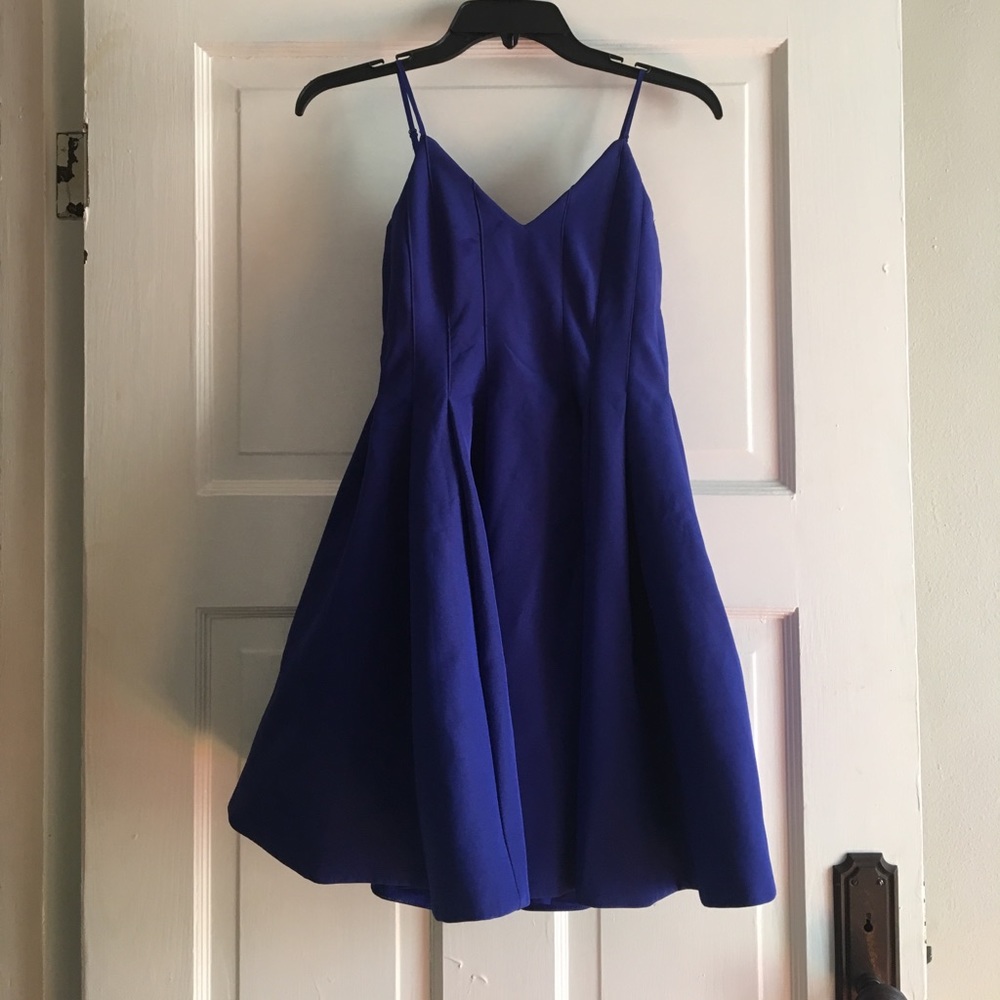 Scooped back Dress with Pockets