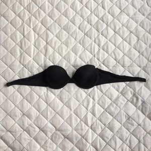 Black Strapless Bra