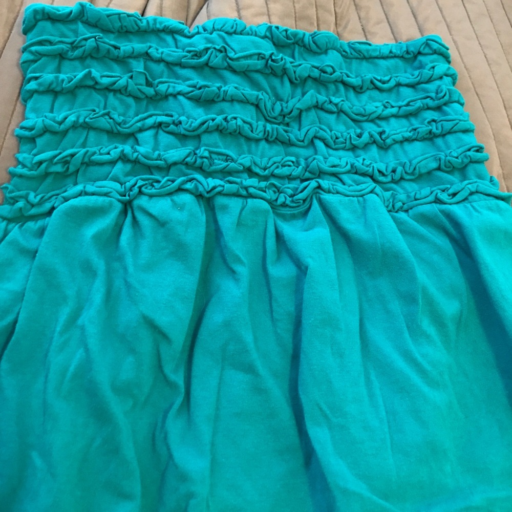 Summer strapless dress