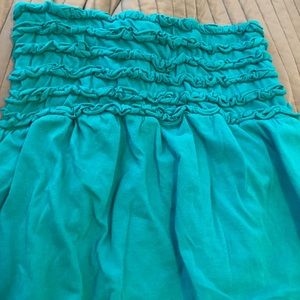 Summer strapless dress