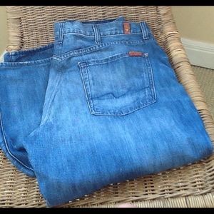 7 For All Mankind Men's Relaxed ButtonFly Jeans