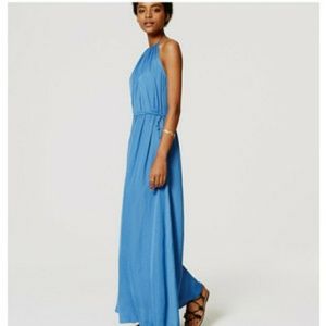 Blue Loft Maxidress with tassles