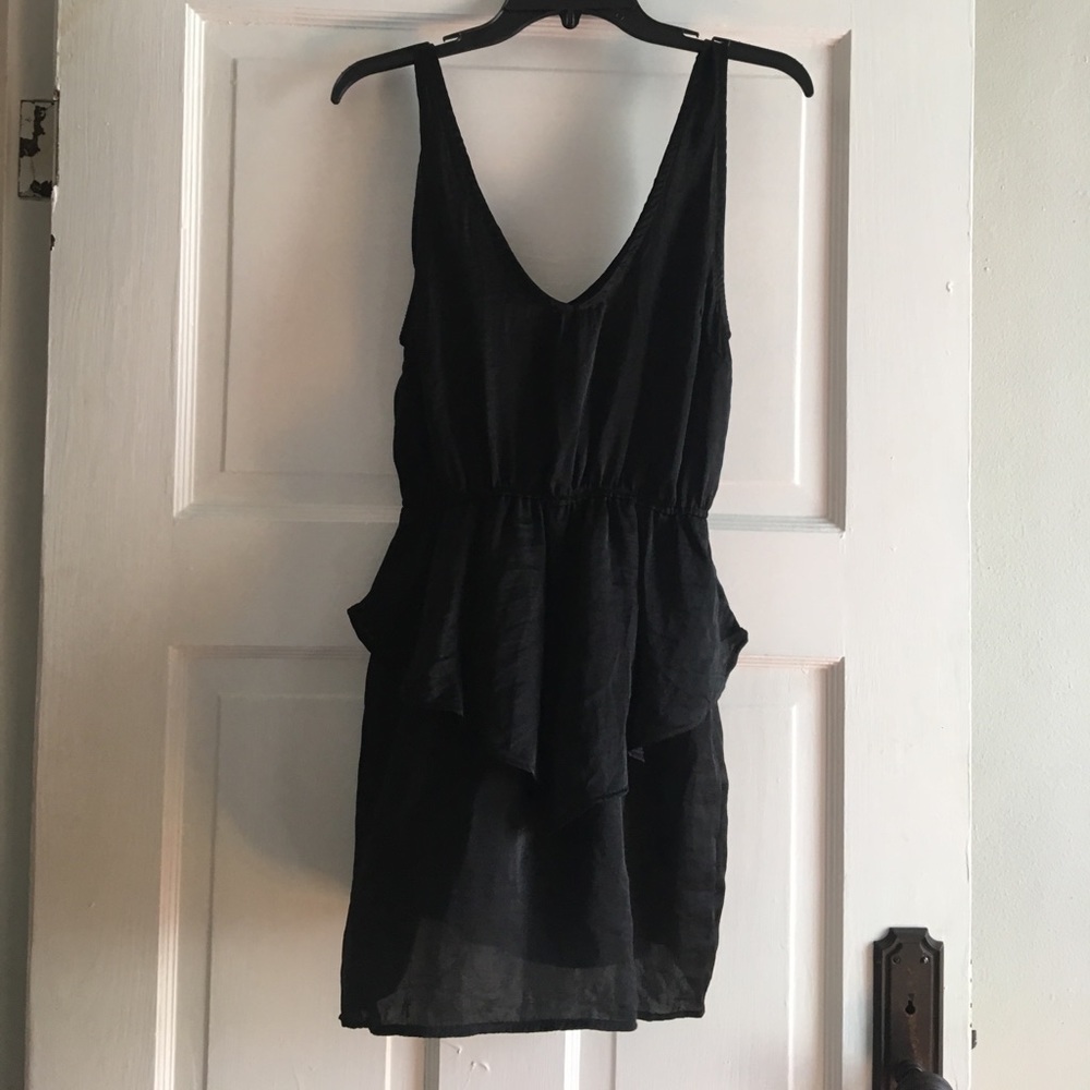 Black Peplum Dress NWT