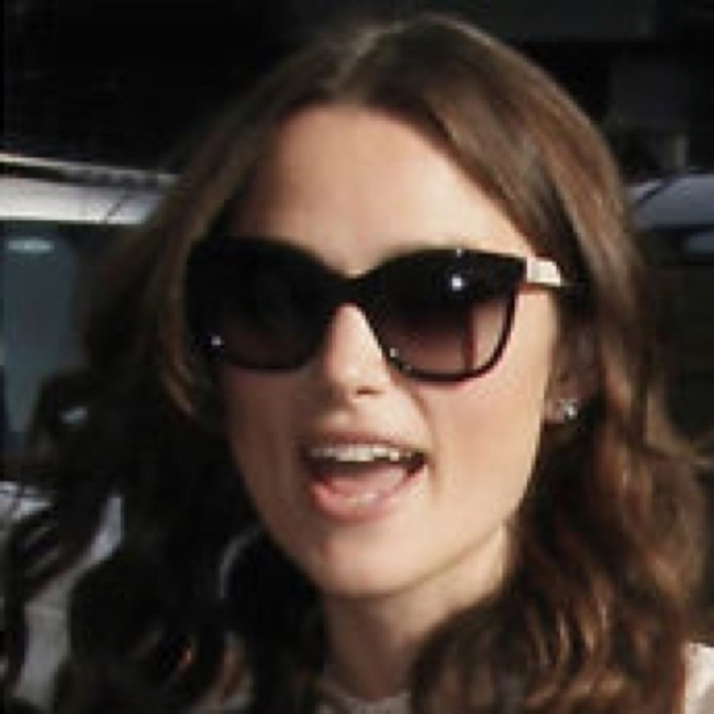Chanel Black and White Qulited Sunglasses