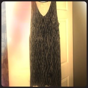 Lucky brand navy and white dress XL