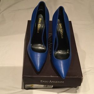 Enzo Angiolini Kamrin Dark Blue Pumps
