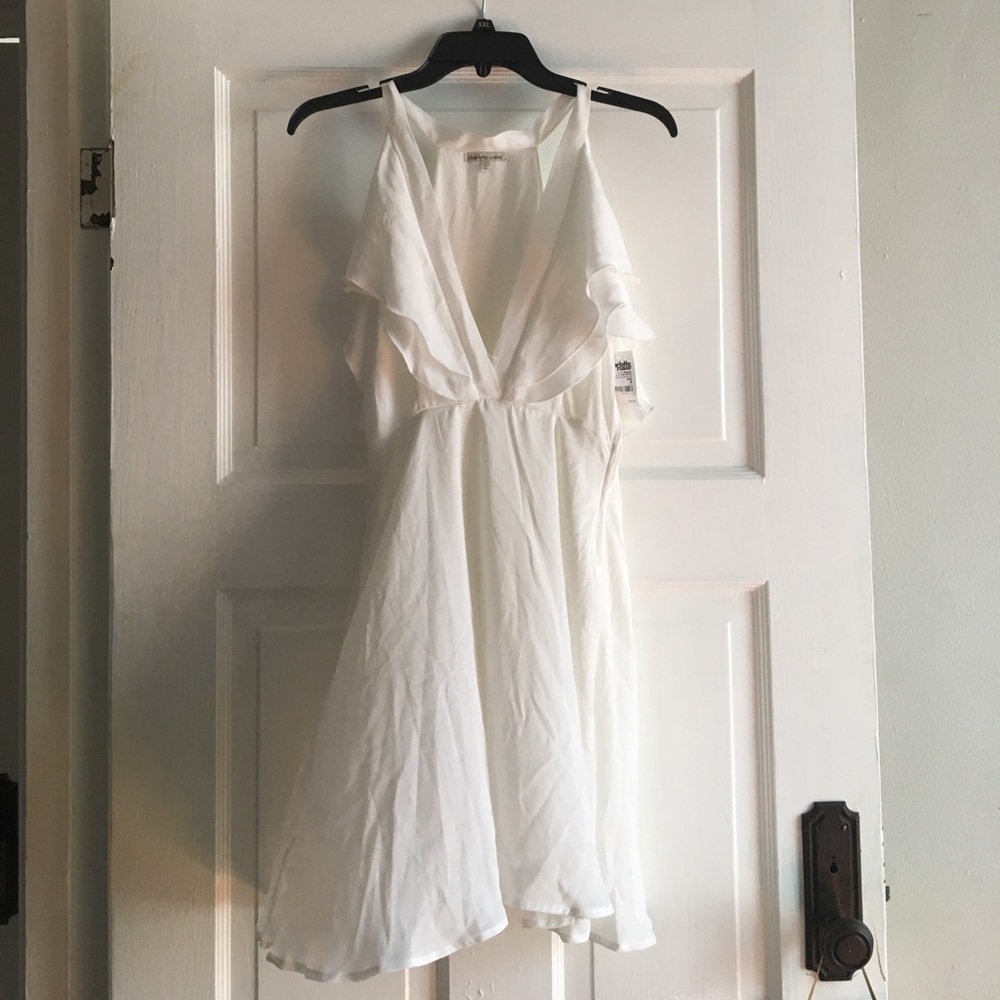 White Off the Shoulder Dress