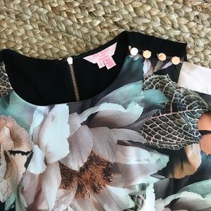 Ted baker dress flower print size 2
