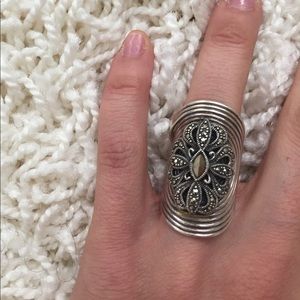 Sterling silver, antique ring
