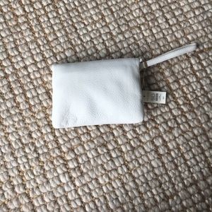 Talbots clutch, white NWT