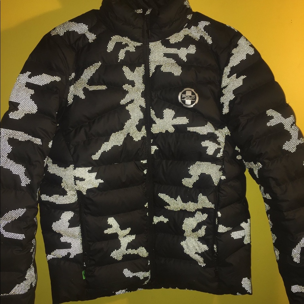 reflective polo jacket