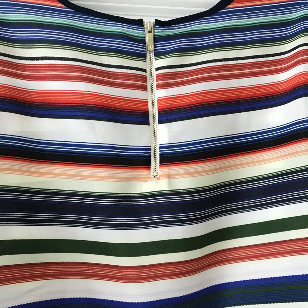 NWT Vince Camuto Striped Long Sleeve Top - Picture 4 of 4