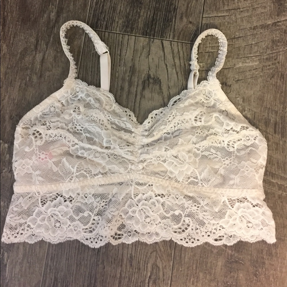 VS PINK Cream bralette