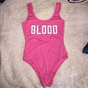 Yellow Claw Blood For Mercy Swimsuit/Bodysuit