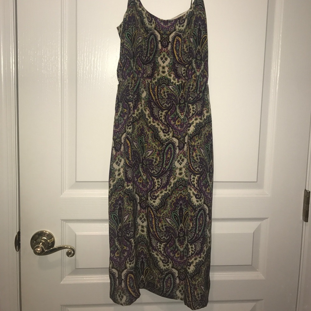 Vibrant Silk Patterned Dress