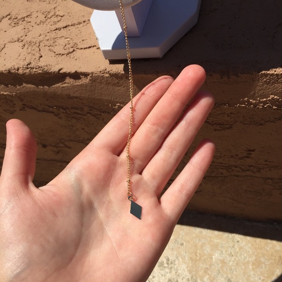 New Dainty Gold Dangle Necklace - Picture 6 of 6