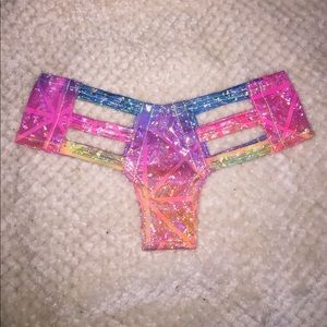Rainbow LittleBlackDiamond Cutout Bottoms