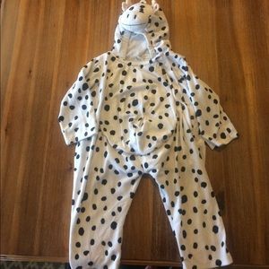 Kid cow costume size 2-4