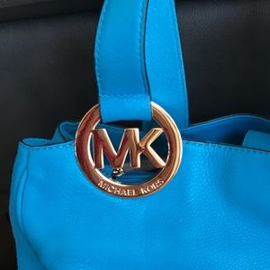 Michael Kors Leather Purse (Teal)