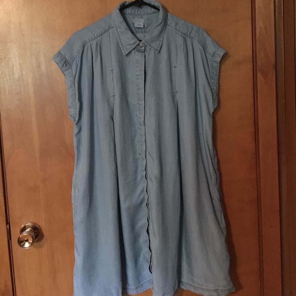 COOPERATIVE Blue Charmane Chambray Dress SIZE M