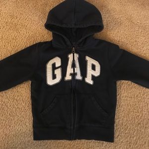 Baby gap logo zip hoodie 5t