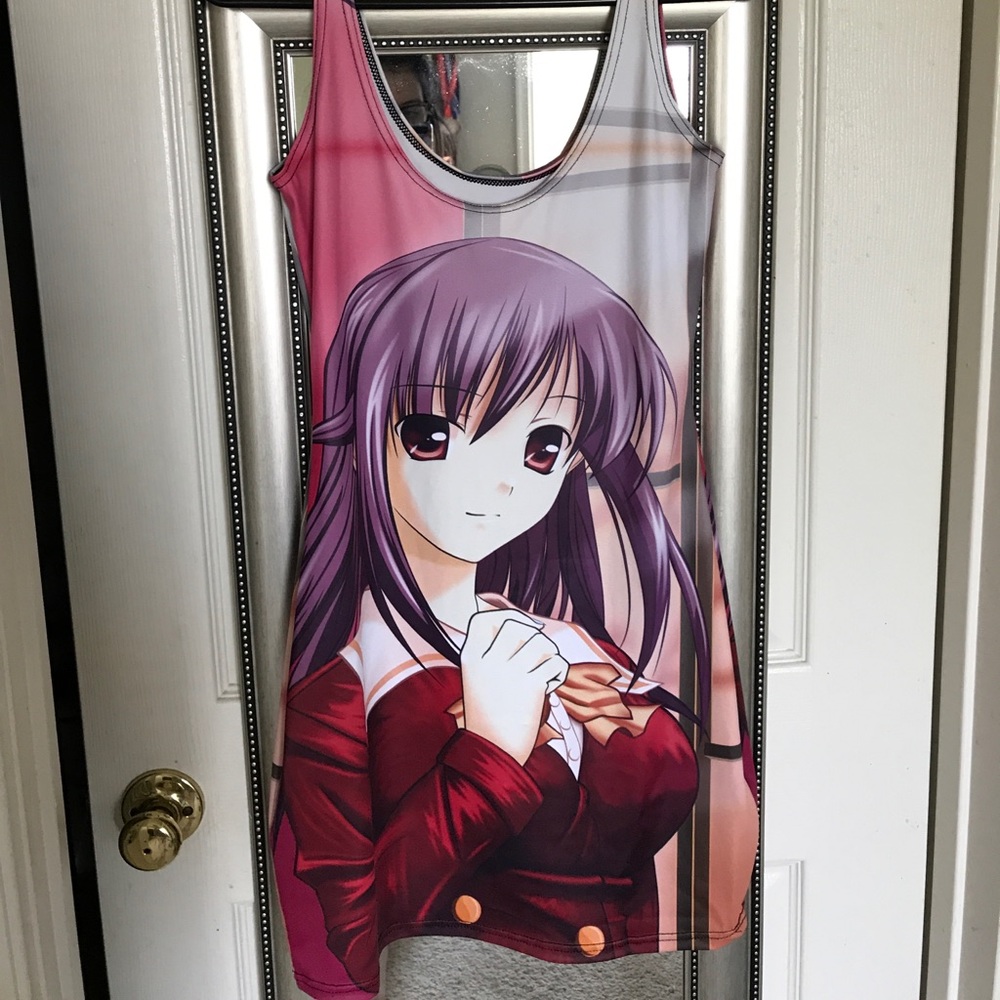 Black Milk manga girl bodycon dress