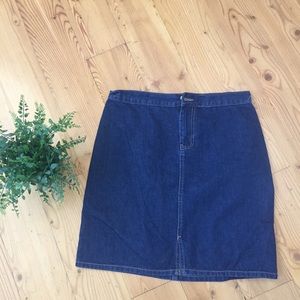 💰💰Gap Dark Denim Mini Skirt Sz 8