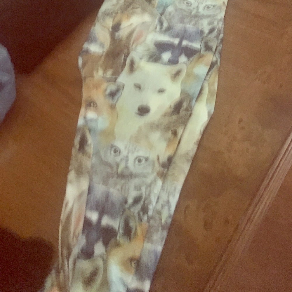 Animal print leggings
