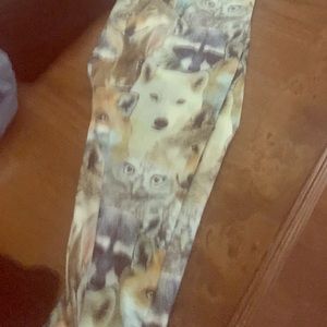 Animal print leggings