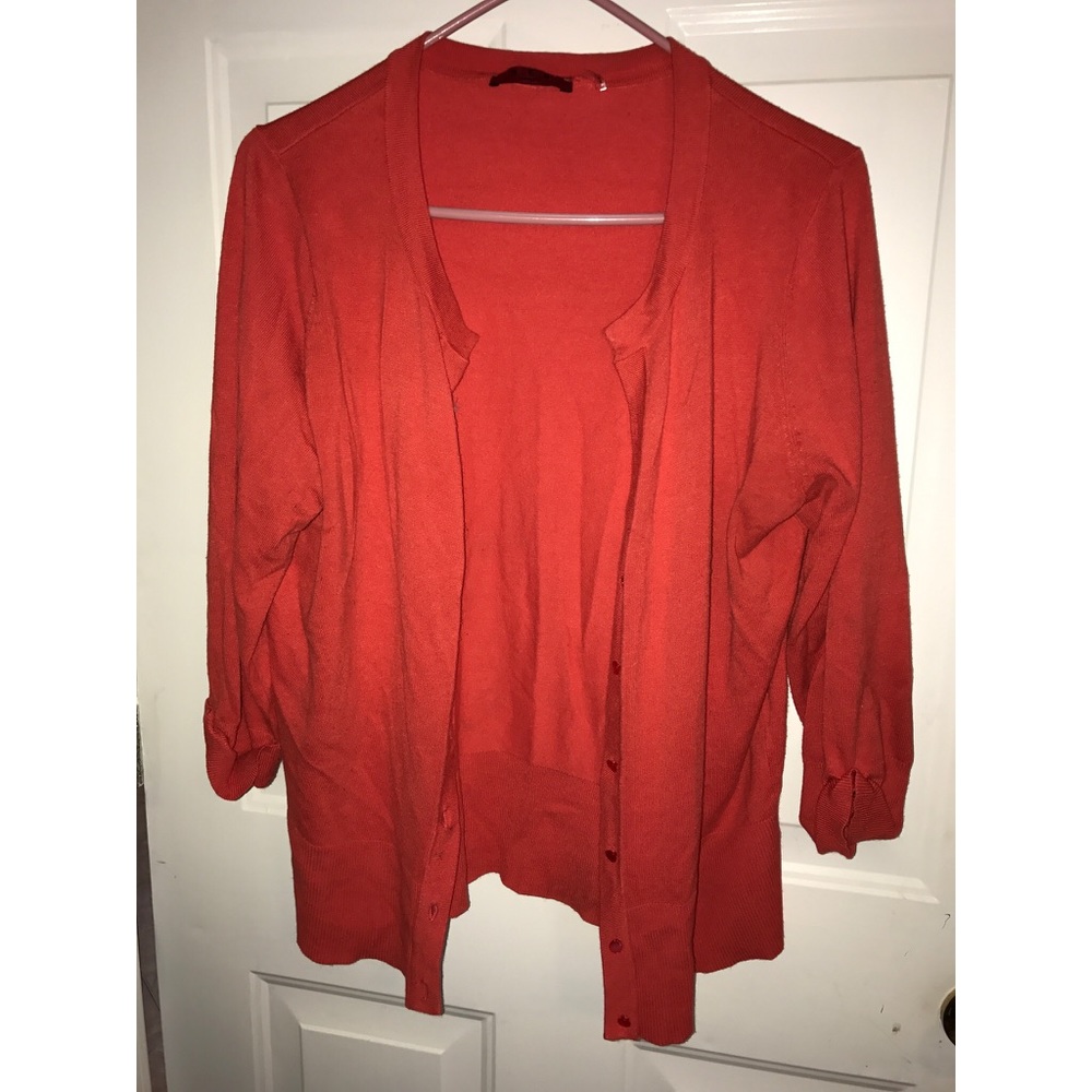 ✴️ Orange Cardigan