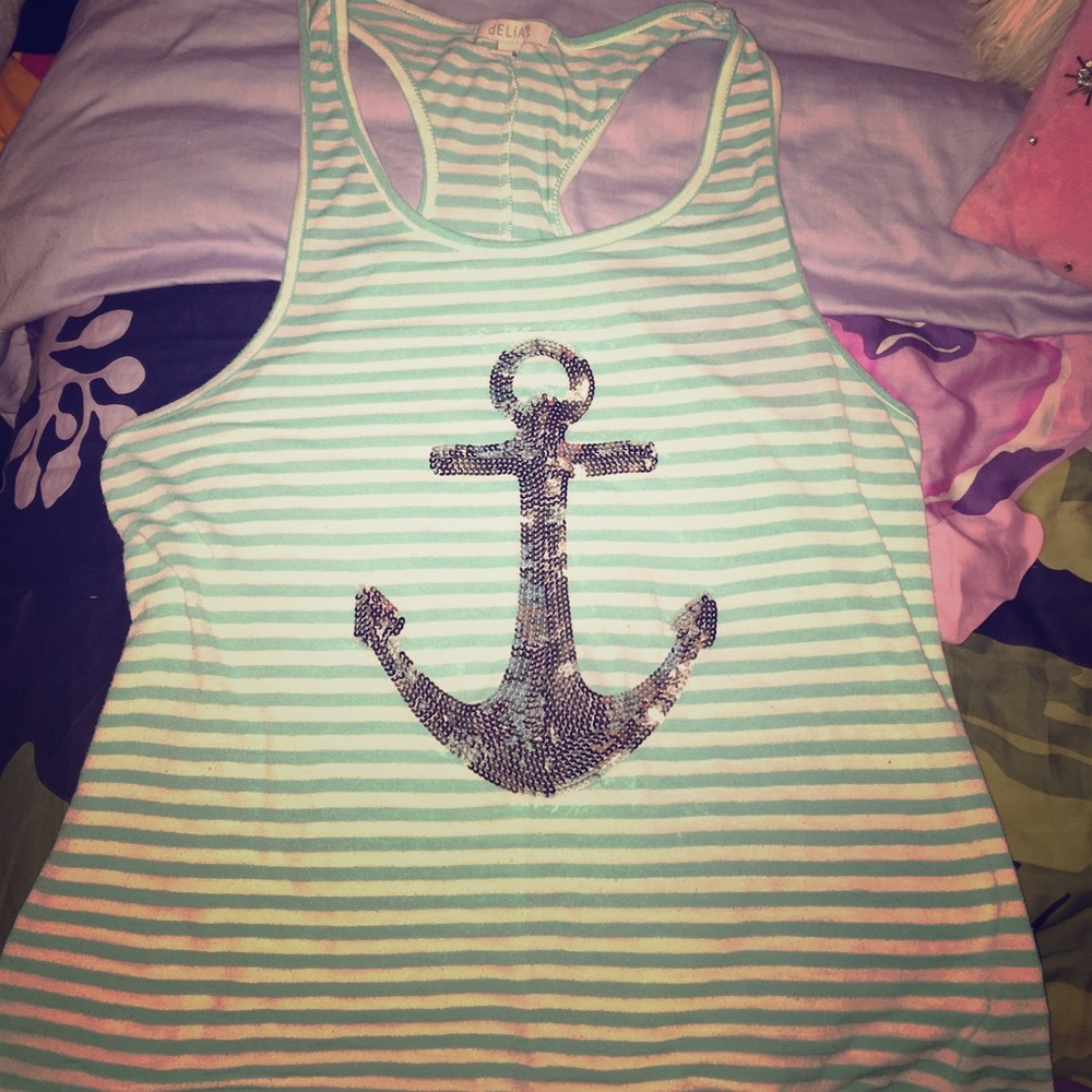Delia's- Striped Tank Top