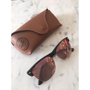 Ray Ban Sunglasses, Black/Pink