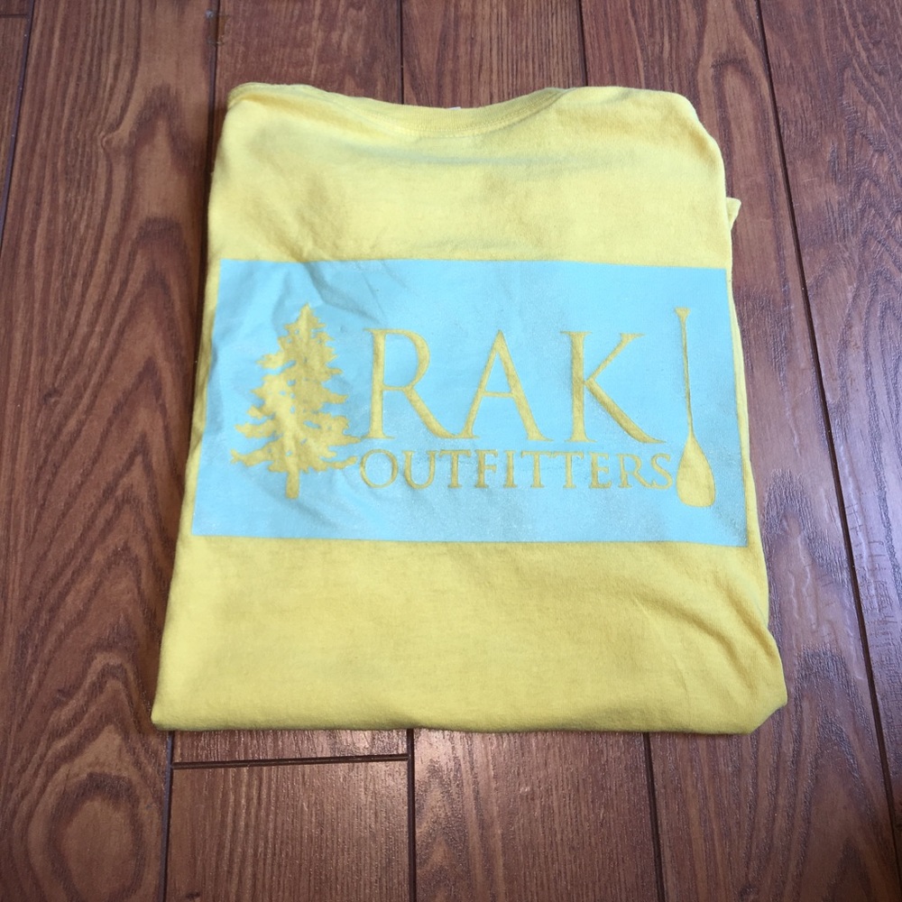 Yellow & Light Blue Rak Outfitters tshirt