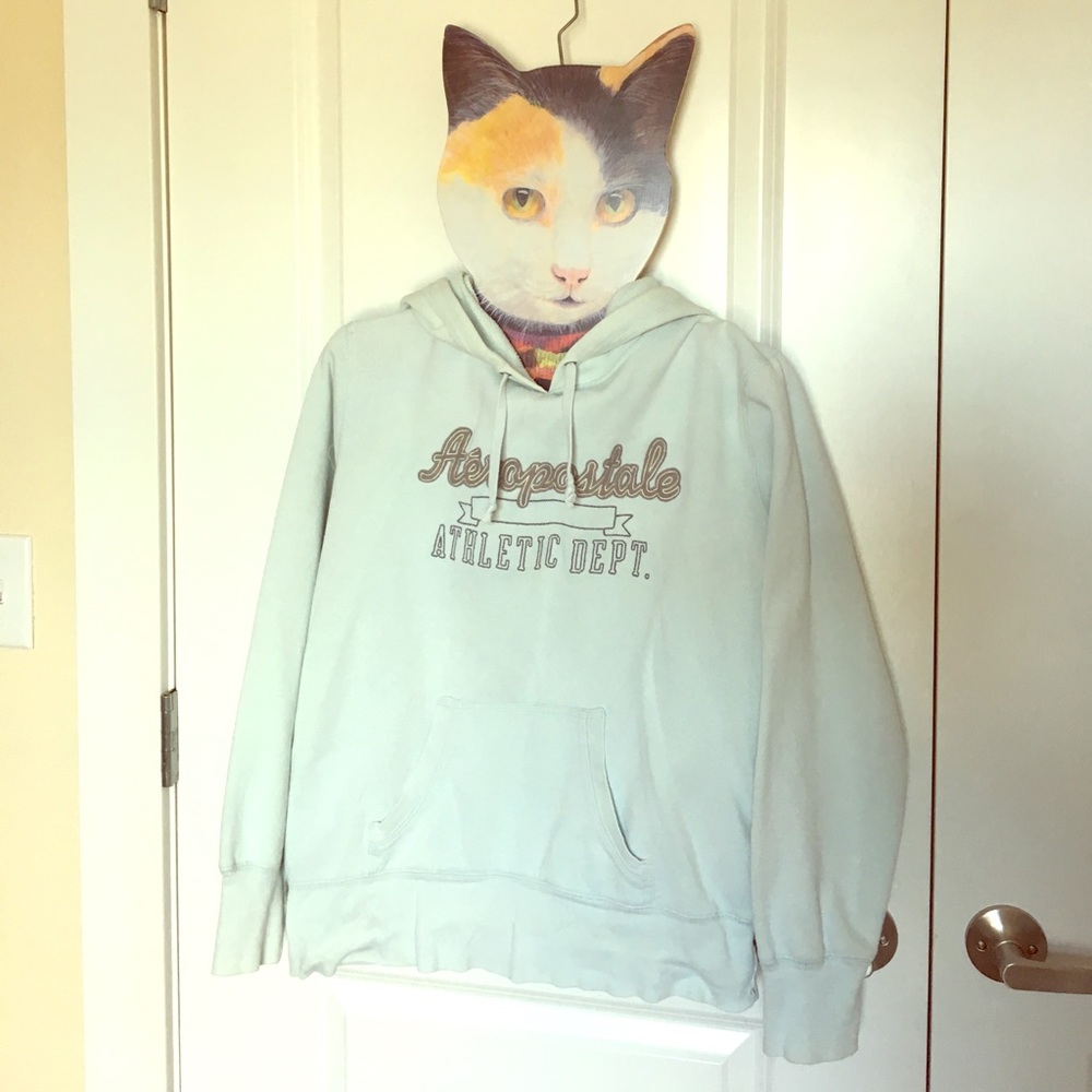 Aeropostale light blue vintage sweatshirt XS