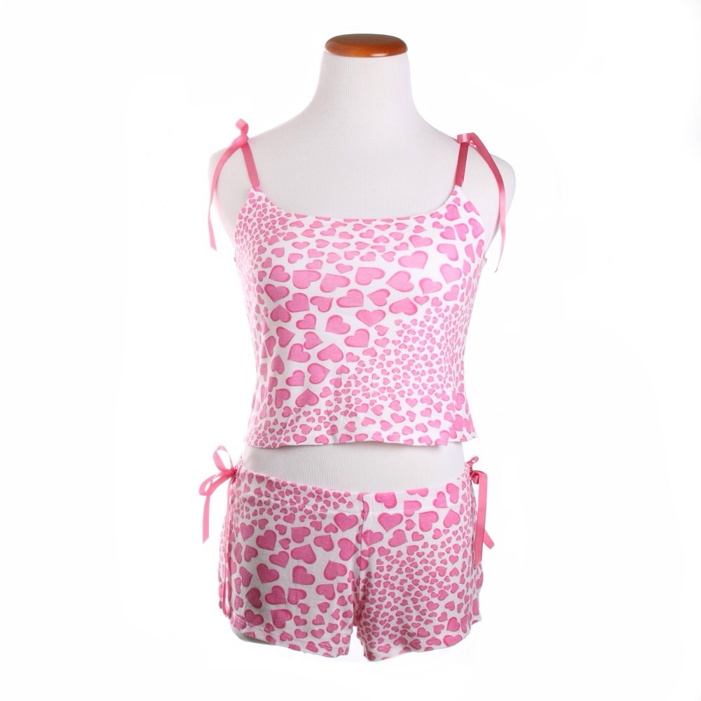 Hearts and Bows Pajama Set