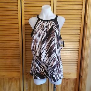 NWT animal print halter!!