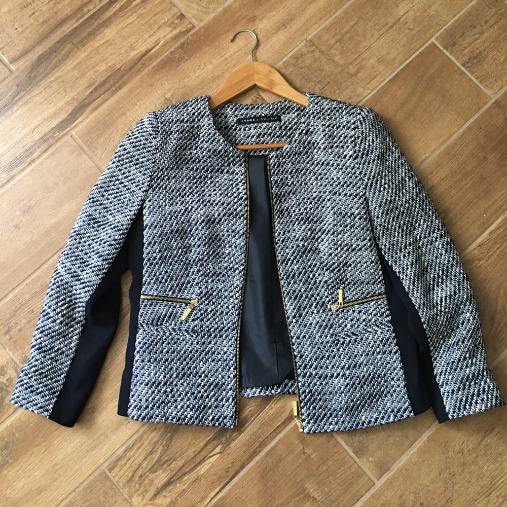 SALE Black & White Blazer