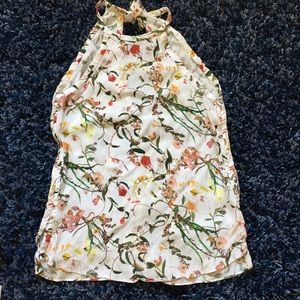 ZARA WOMAN FLOWERY SUMMER TOPS XS