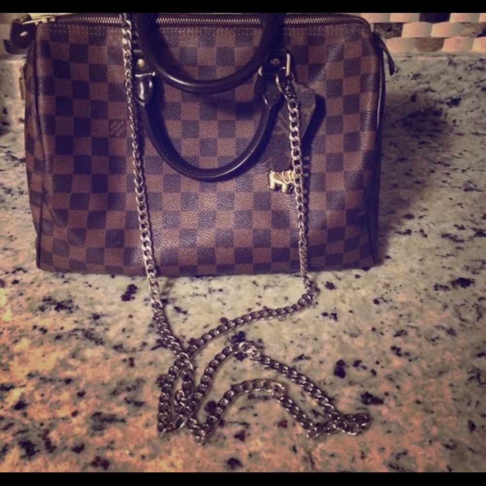 Chain Bag Strap Silver