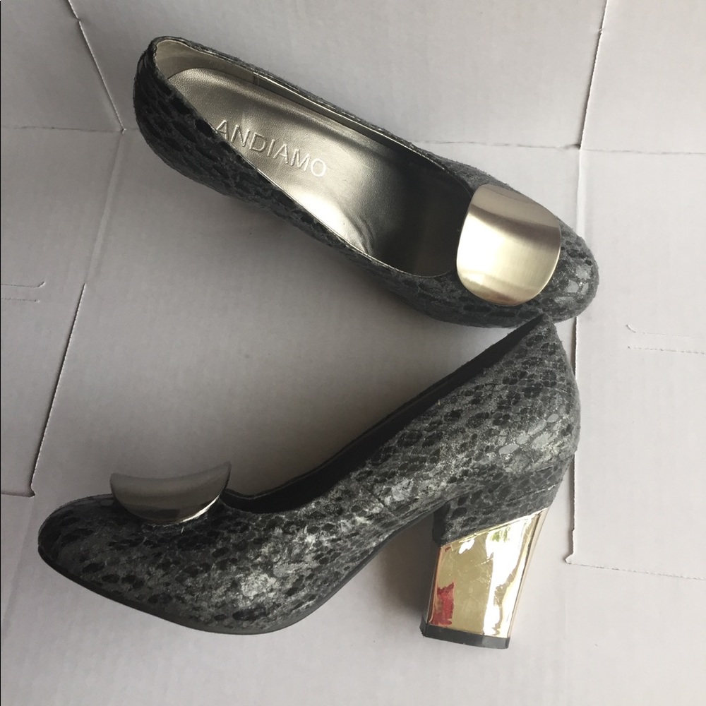 Andiamo Python Bronze Heels! - image 1